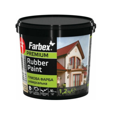 Farbex Rubber univ.vizes zom. grafit 1,2kg