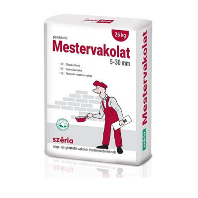 Széria-mestervakolat 5-30mm  25kg