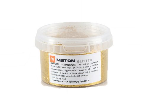 Meton Glitter arany 120 g