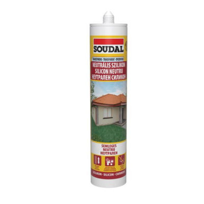 Soudal neutrális szilikon fehér 280 ml