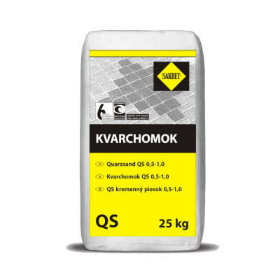 Sakret QS kvarchomok 0,5-1mm 25 kg