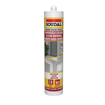 Soudal univerzális szilikon színtelen 280 ml