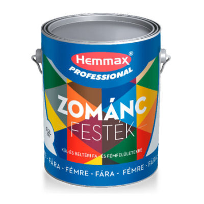 Hemmax selyemfényű zománc  fekete 0,75 L